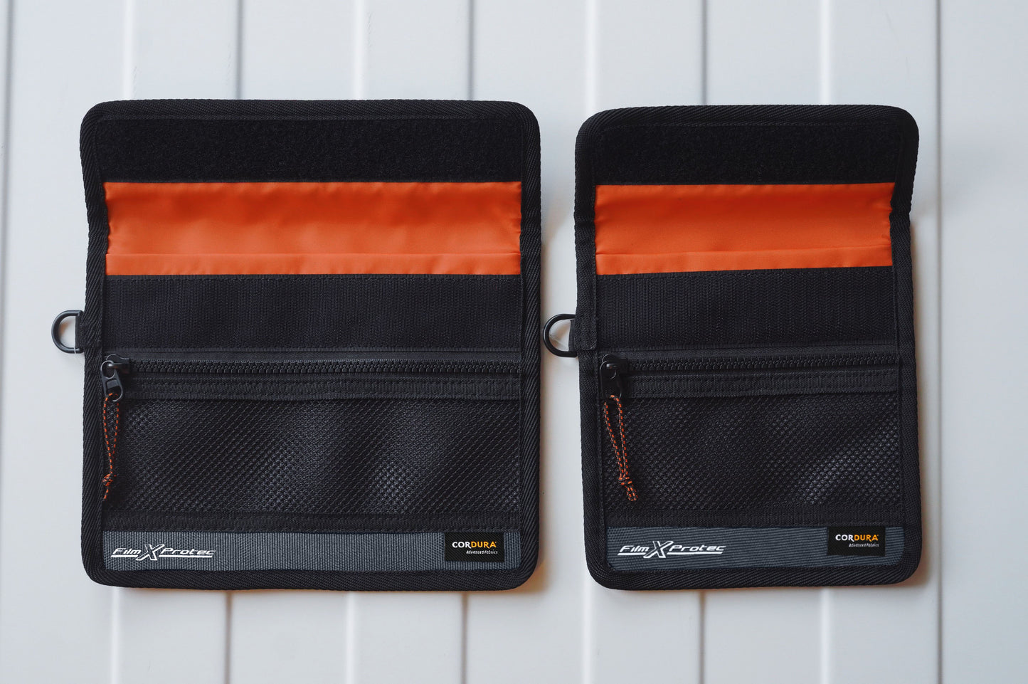 RETO Film X-Protec Bag (Small) in black and orange with zippered compartments for film protection.
