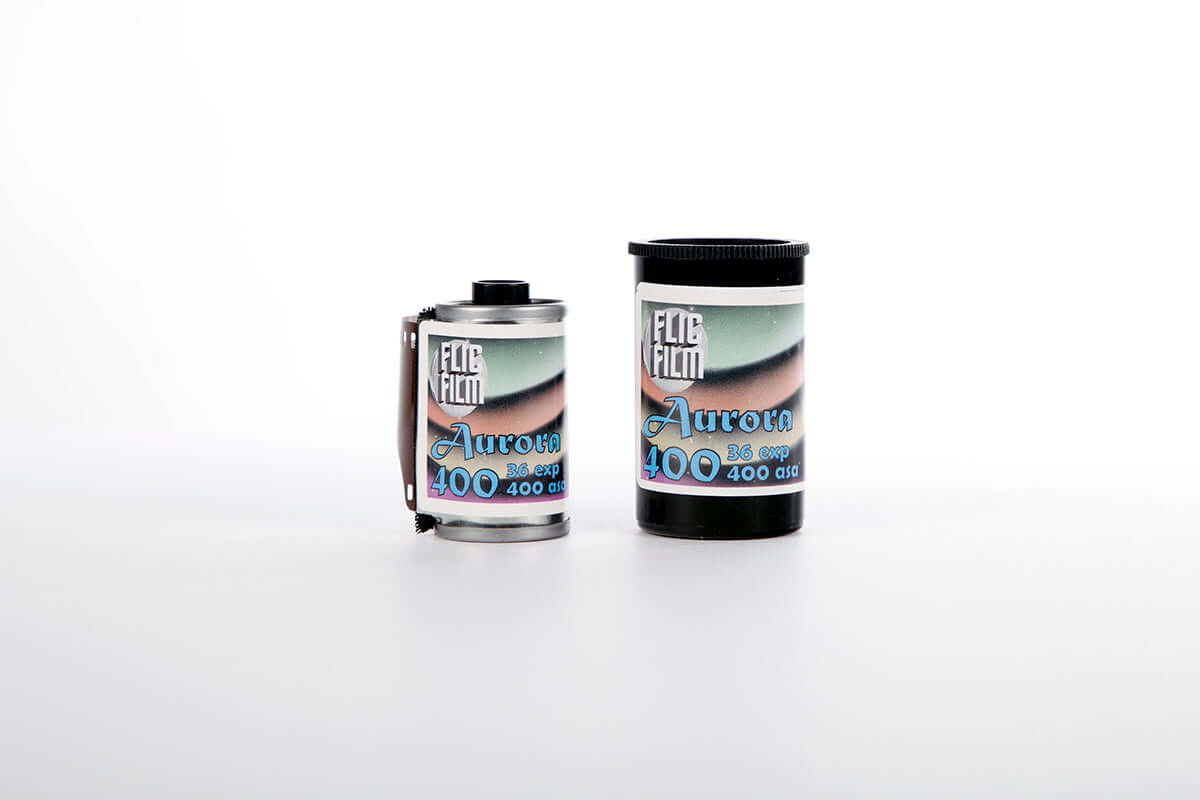 Flic Film Aurora 400 roll and canister