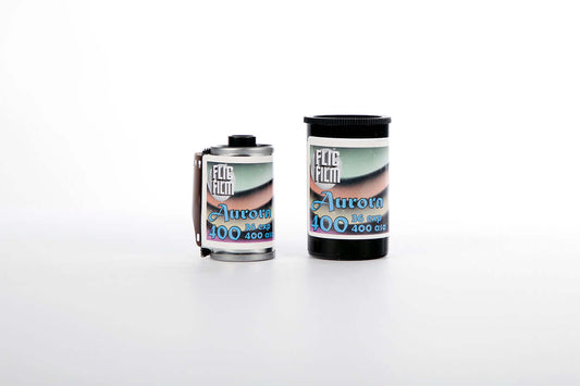 Flic Film Aurora 400 roll and canister