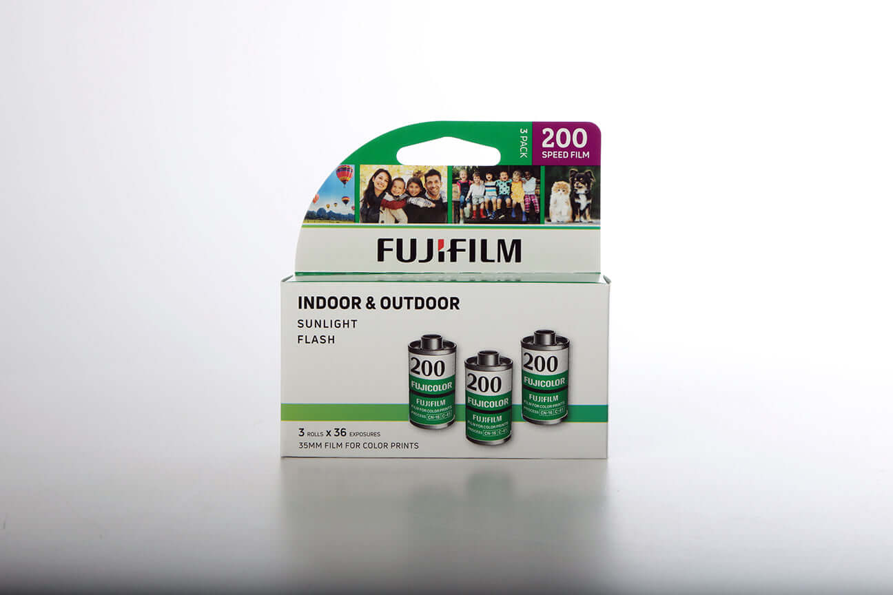 Fujifilm 200 Color Negative Film (35mm, 36 Exposures, 3-Pack)