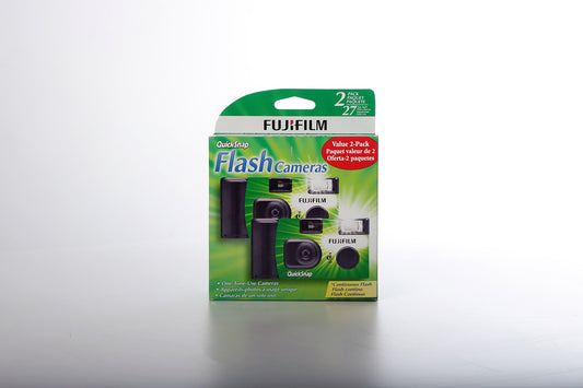 FUJIFILM QuickSnap Flash 400 Disposable Camera (2-Pack, 27 Exposures)