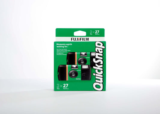 Fujifilm QuickSnap Flash 400 Disposable 2-pack.