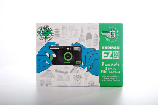 HARMAN EZ-35 Reusable 35mm Film Camera (Ilford HP5 Plus 400 35mm, 36 Exposures Included)