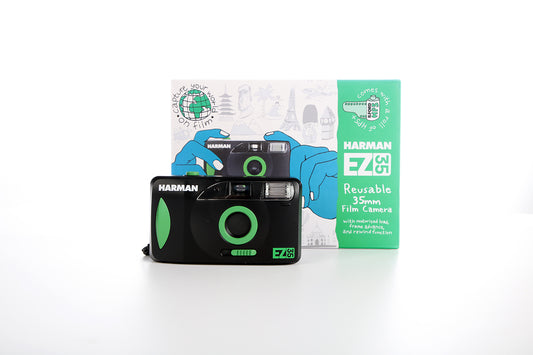 HARMAN EZ-35 Reusable 35mm Film Camera (Ilford HP5 Plus 400 35mm, 36 Exposures Included)