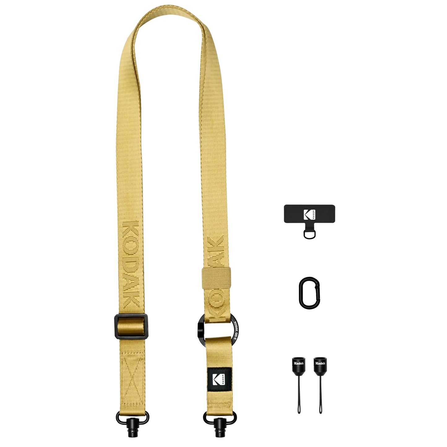 Kodak Multi-Purpose Camera Strap (Khaki) with adjustable features and Quick-Detach system.