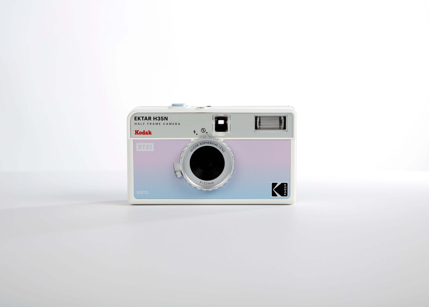 Front side of Kodak Ektar H35N BT21 edition half frame camera