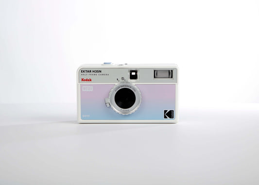 Front side of Kodak Ektar H35N BT21 edition half frame camera