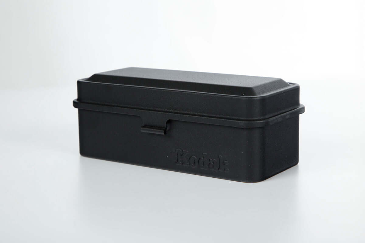 Kodak 135/120 film case in the color black.