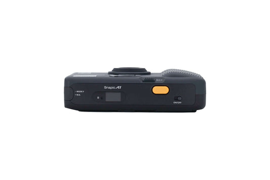 Top view of the new Kodak Snapic A1 35mm Camera in the color grey.