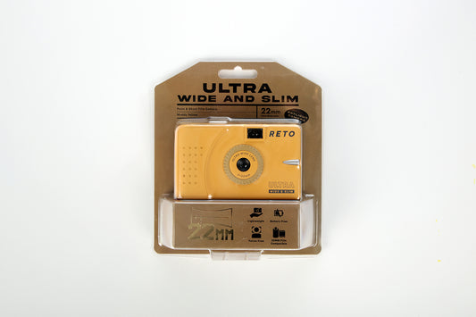 Reto Project Ultra-Wide & Slim 35mm Film Camera (Yellow)