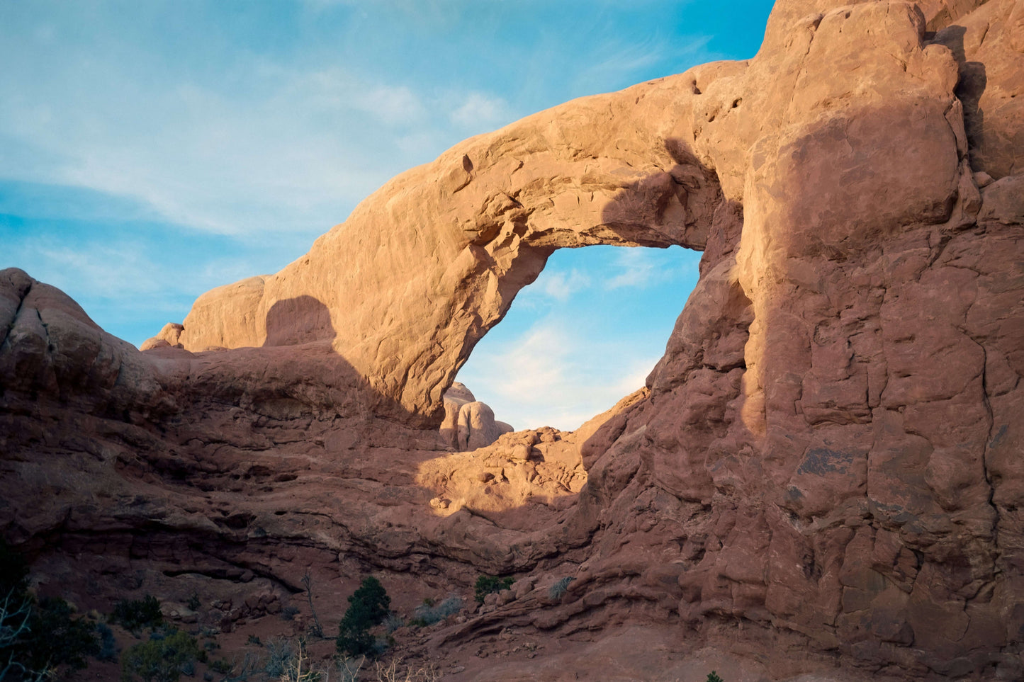 Kodak Ektar 100 Color Negative Film (120 Roll Film, 5-Pack) capturing a stunning rock arch formation.