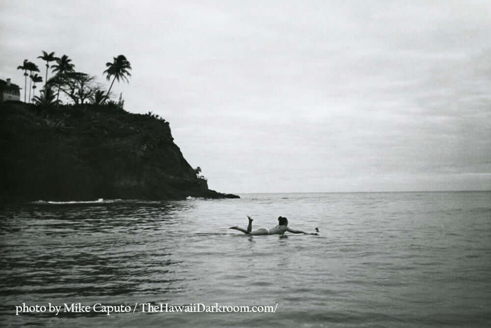 Film Photography Project Dracula 64 shot of a coastline in black and white.