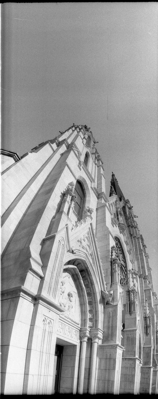 Flic Film UltraPan 400 Black and White Negative Film (35mm Roll, 36 Exposures) capturing architectural details in black and white.
