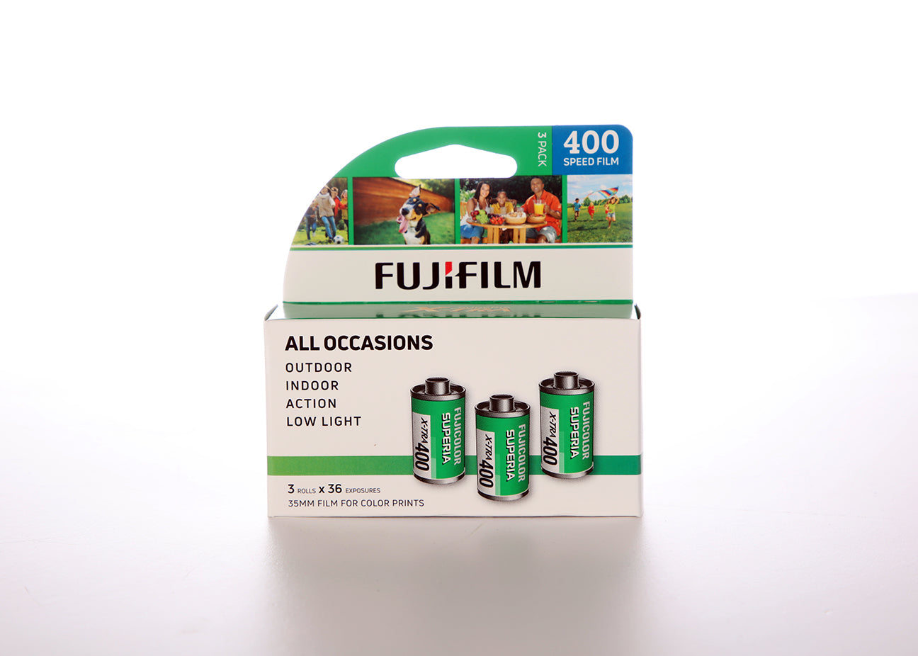 Fujifilm 400 Color Negative Film (35mm, 36 Exposures, 3-Pack)