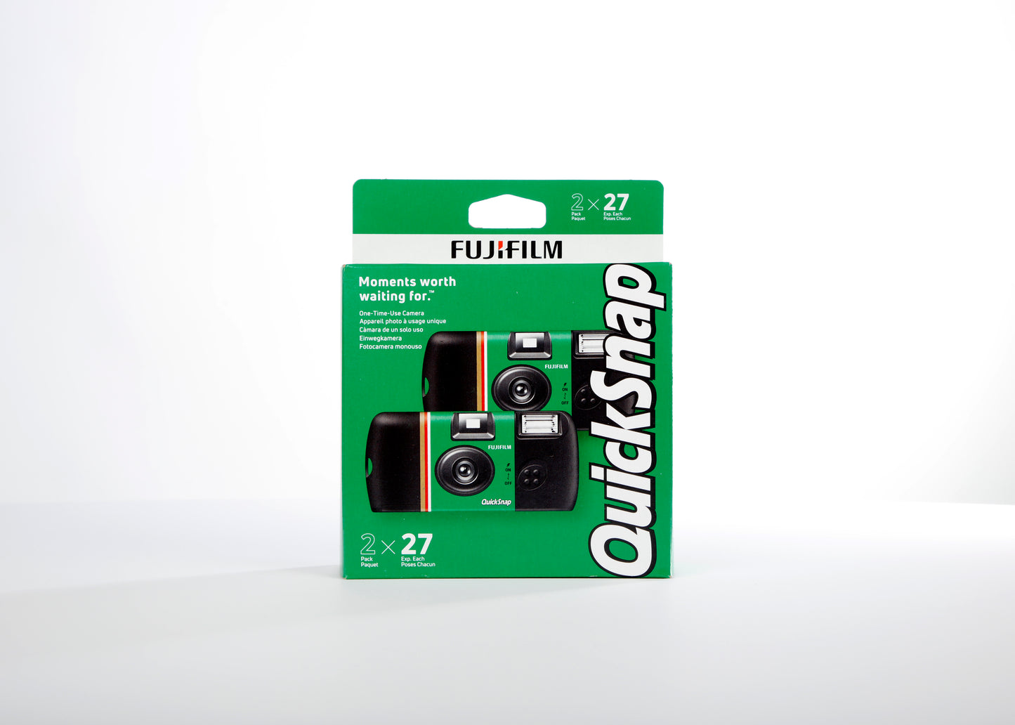 Fujifilm QuickSnap Flash 400 Disposable (2-Pack, 27 Exposures)