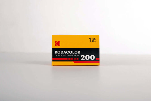Front view of new Kodak Kodacolor 200 film.