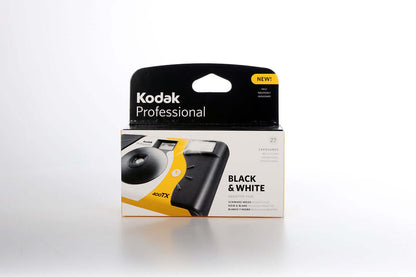 Kodak Tri-X 400 Single-Use Camera (27 Exposures) packaging with black and white film details
