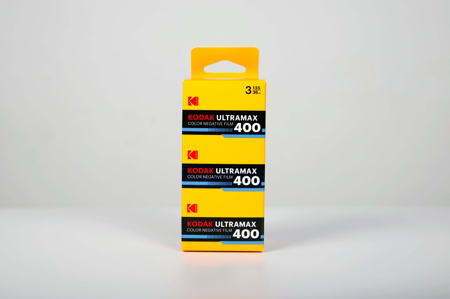 Kodak Eastman UltraMax 400 Color Negative Film 3-Pack with 36 exposures