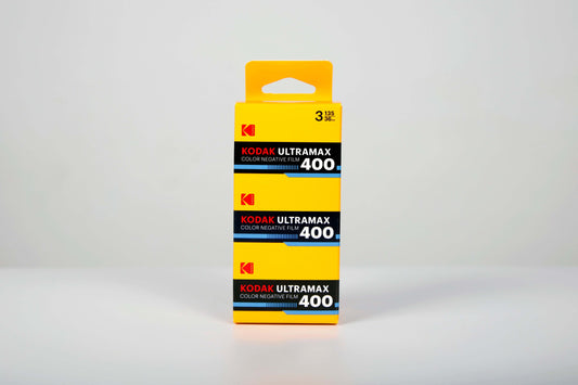 Kodak Eastman UltraMax 400 Color Negative Film 3-Pack with 36 exposures
