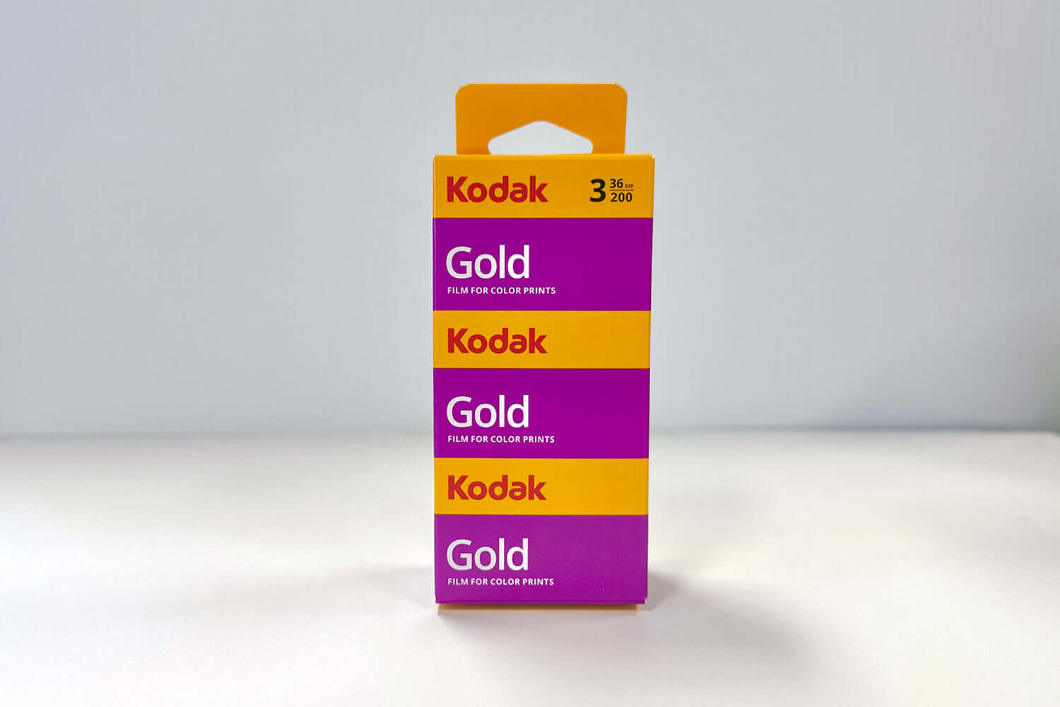 Kodak Gold 200 3-pack, color negative 35mm film, 36 exposure film