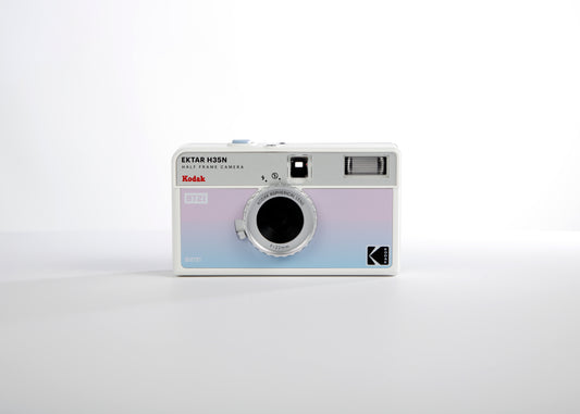 Front side of Kodak Ektar H35N BT21 edition half frame camera