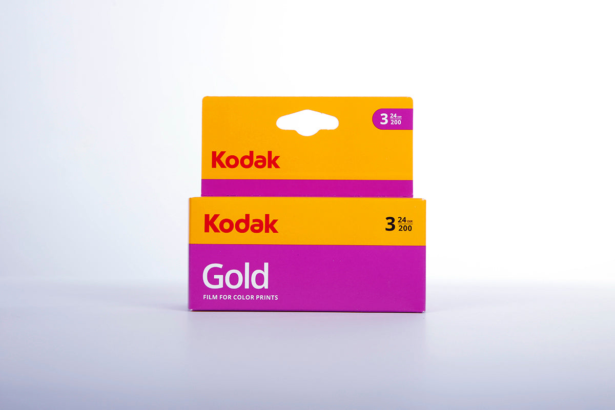 Kodak Gold 200 Color Negative Film (35mm, 24 Exposures 3-Pack)