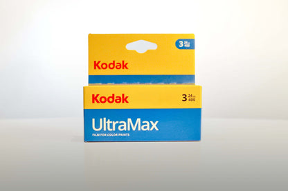  Kodak UltraMax 400 Color Negative (35mm, 24 Exposures 3-Pack)