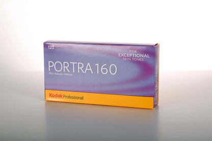 Kodak Portra 160 Color Negative Film (120 Roll Film, 5-Pack)