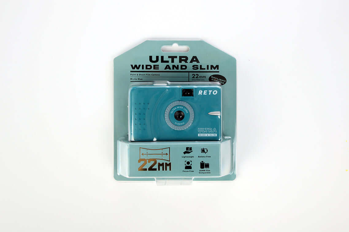 Reto Project Ultra-Wide & Slim 35mm Film Camera (Teal)