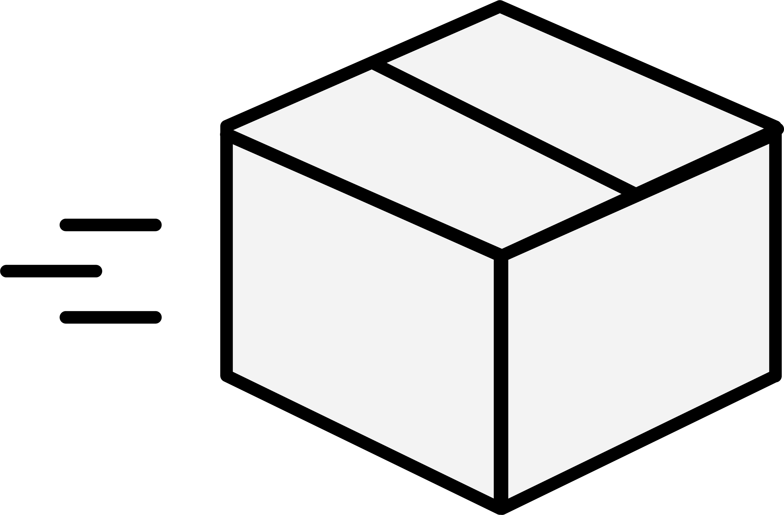clip art of package in motion