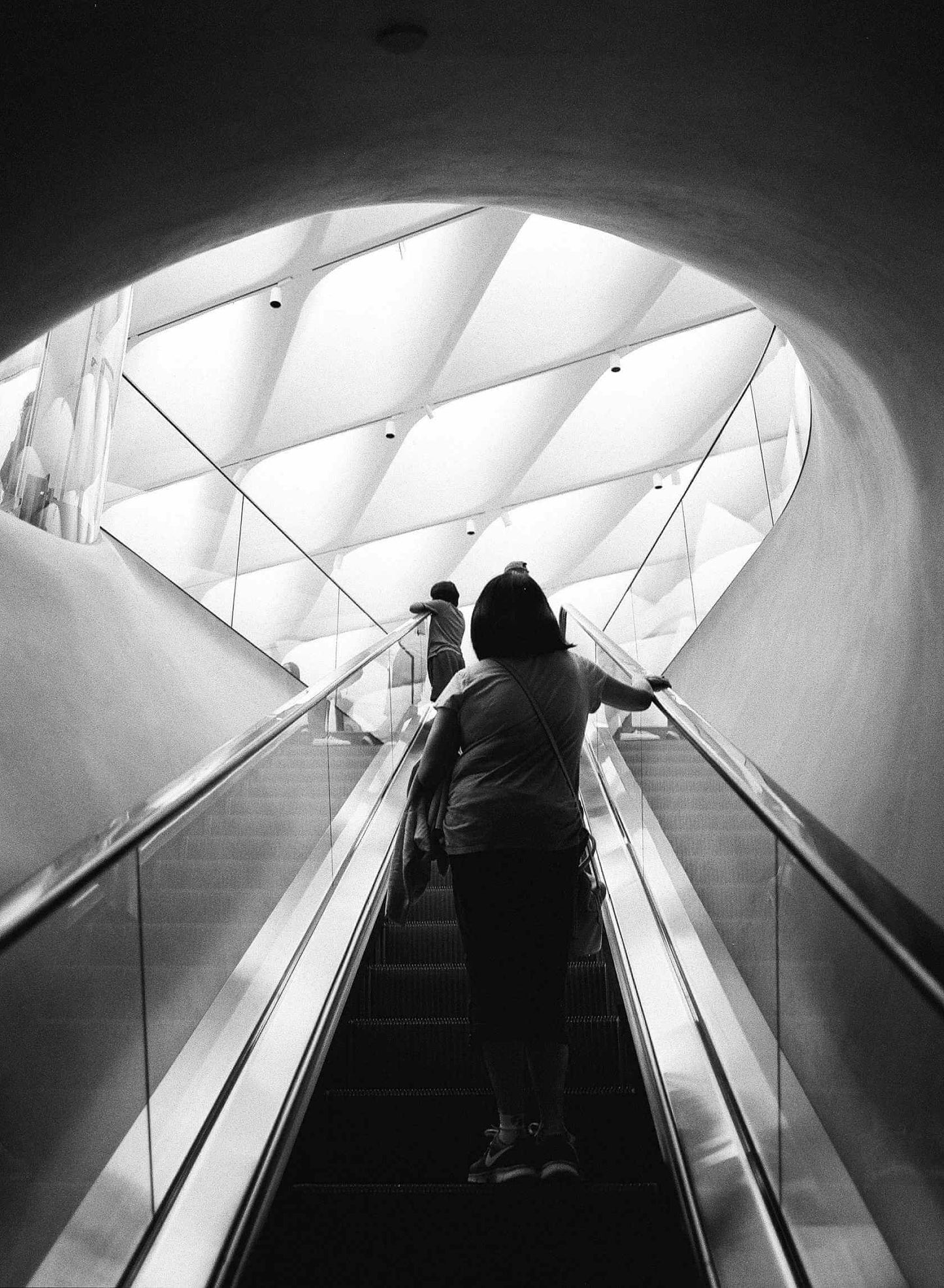 Kodak Ektapan P3200 Black & White Negative Film (35mm, 36 Exposures) in low light stairway setting.