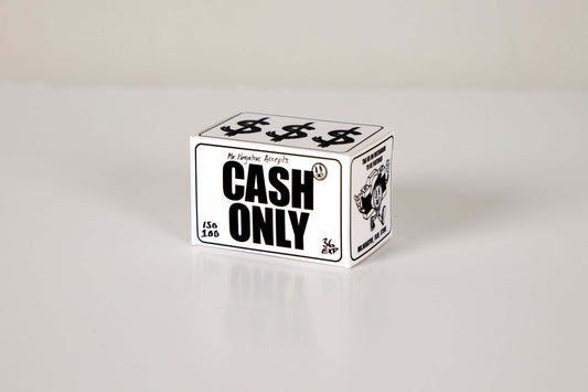 Mr Negative Cash Only 100 Black and White Film (35mm Roll, 36 Exp)