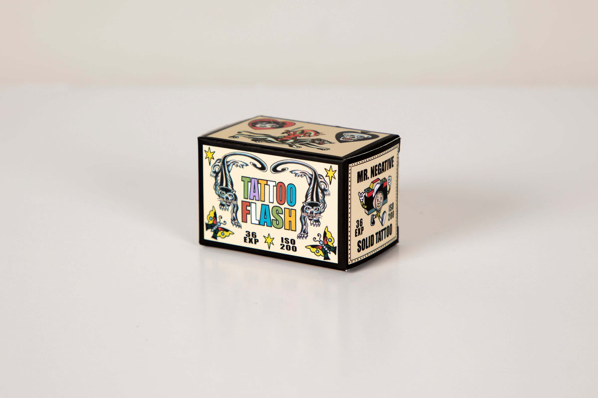 Mr Negative Tattoo Flash 200 Color Negative Film (35mm Roll, 36 Exp)